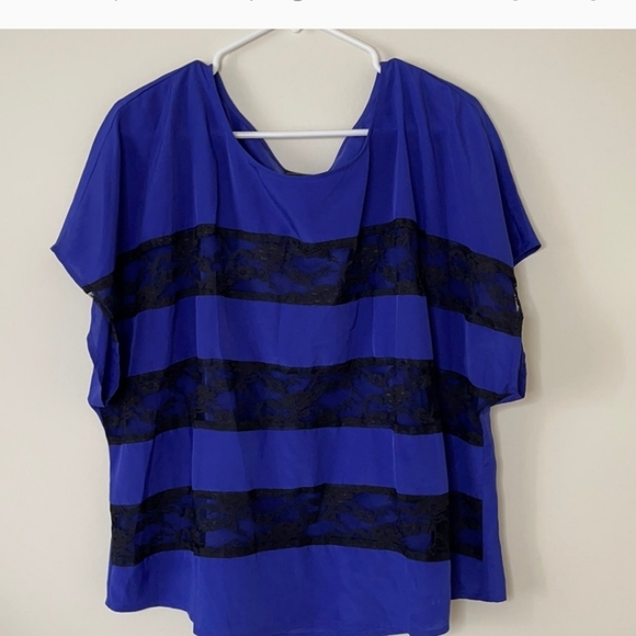 Torrid top size 1. Actual color Royal Blue! - Picture 3 of 3